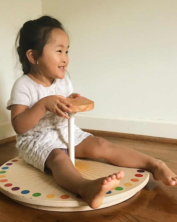 Spinny Thingy - Wooden Sit and Spin